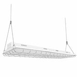 White Wire Guard for 110W/165W/220W LED Linear High Bay Lights, Protective Metal Safety Guard, Light Fixture Cover for Commercial & Industrial Lighting Fixtures