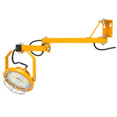 30W LED Loading Dock Light with Adjustable Steel Arms Up to 9FT, 5000K, 4,140 Lumens, 120-277V AC, 138 lm/W, 110° Beam, IP65, UL/DLC Listed, Die-Cast Aluminum, Tempered Glass, Wall Mount