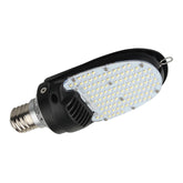 75W E39 LED Retrofit Lamp, 9,750 Lumens, 130 lm/W, 5000K, 120-277V AC, Rotatable E39 Mogul Base, 120° Beam Angle, Built-In Cooling Fan, Die-Cast Aluminum Housing, UL/cUL & DLC Listed, Ballast Bypass, 5-Year Warranty