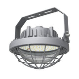 80W Explosion Proof Low Bay LED Light, 10,400 Lumens, 5000K Daylight, Class I Division 2, IP66 Waterproof, 120-277V, UL cUL DLC Premium Listed, Hazardous Location Ceiling Wall Pole Mount Industrial LED Fixture