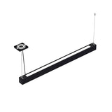 4FT Black Architectural LED Linear Light | 50W | Up & Down Adjustable Lighting | 3CCT Selectable | 120-277V | Suspended, Surface & Wall Mount