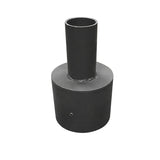 4 Inch Round Base Tenon Adapter for LED Parking Lot Lights & Shoebox Fixtures, Heavy-Duty Steel Pole Top Mount, Fits 4" Round Light Poles, Corrosion-Resistant Outdoor Tenon Adapter for Slip Fitter & Area Lights