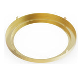 9-Inch Alabaster LED Flush Mount Ceiling Light | Gold Finish | Integrated LED | Modern Decorative Ceiling Fixture