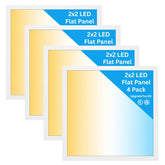 4 Pack 2x2 LED Panel Light at UpgradeToLED