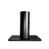 Slip Fitter to Arm Mount Adapter SFA01, 2-3/8" OD Horizontal Tenon Adapter, Heavy-Duty Steel Pole Mount Bracket for LED Parking Lot, Shoebox, Street, Flood & Area Lights, Dark Bronze Finish
