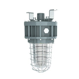 40W Class I Division 1 Explosion Proof LED Jelly Jar Light, 5000K Daylight, 100-277V, 0-10V Dimmable, UL844, UL1598, UL924, ABS, ETL Listed, Hazardous Location Ceiling Mount Industrial Light