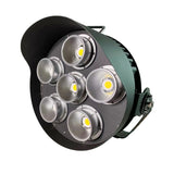 600W LED Sports Flood Light, 66,000 Lumens, 110 LM/W, 5000K Daylight White, 277-480V, 38° Beam Angle, INVENTRONICS EUM Series Driver, Brown Housing, IP65 Waterproof, Commercial Outdoor Stadium, Arena & High Mast Area Lighting, 5-Year Warranty