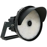 300W/400W/500W Selectable LED Sports Flood Light, Up to 75,000 Lumens, 5000K Daylight White, 100-277V, Tunable 30°/40°/60° NEMA 4 Beam Distribution, 0-10V Dimmable, IP65 Waterproof, Brown Housing, Commercial Outdoor Stadium & Area Light, 5-Year Warranty