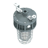 40W Class I Division 1 Explosion Proof LED Jelly Jar Light, 5000K Daylight, 100-277V, 0-10V Dimmable, UL844, UL1598, UL924, ABS, ETL Listed, Hazardous Location Ceiling Mount Industrial Light