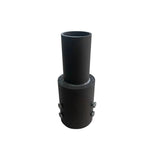 3 Inch Round Base Tenon Adapter for LED Parking Lot Lights & Shoebox Fixtures, Heavy-Duty Steel Pole Top Mount, Fits 3" Round Light Poles, Corrosion-Resistant Outdoor Pole Adapter for Slip Fitter & Tenon Mount LED Fixtures