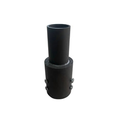 3 Inch Round Base Tenon Adapter for LED Parking Lot Lights & Shoebox Fixtures, Heavy-Duty Steel Pole Top Mount, Fits 3" Round Light Poles, Corrosion-Resistant Outdoor Pole Adapter for Slip Fitter & Tenon Mount LED Fixtures