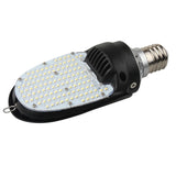 75W E39 LED Retrofit Lamp, 9,750 Lumens, 130 lm/W, 5000K, 120-277V AC, Rotatable E39 Mogul Base, 120° Beam Angle, Built-In Cooling Fan, Die-Cast Aluminum Housing, UL/cUL & DLC Listed, Ballast Bypass, 5-Year Warranty