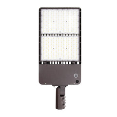 300W/350W/400W/450W/500W Selectable LED Shoebox Light | Up to 80,000 Lumens | 3CCT Tunable | Type III Distribution | 120-277V | DLC Premium | IP65 Rated