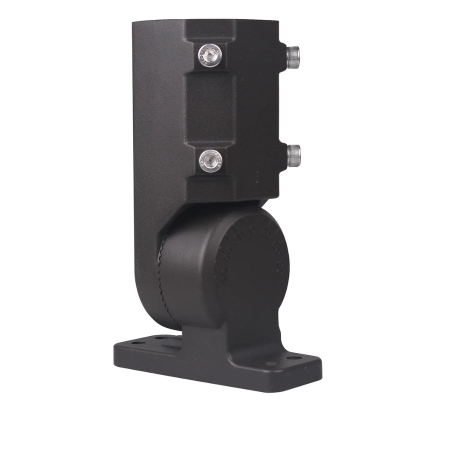 Bronze Slip Fitter Mount for LED Shoebox Lights | Adjustable Pole Mount Adapter | Commercial Outdoor Area Light Bracket