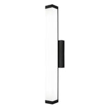 26W LED Vanity Light, 1800 Lumens, 25" x 4.5" x 3.81", 3CCT Selectable 3000K/4000K/5000K, CRI 90+, Dimmable, 120V, White Acrylic Shade, Modern Bathroom Wall Sconce for Vanity Mirror, Bedroom & Home Lighting