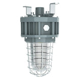 40W Class I Division 1 Explosion Proof LED Jelly Jar Light, 5000K Daylight, 100-277V, 0-10V Dimmable, UL844, UL1598, UL924, ABS, ETL Listed, Hazardous Location Ceiling Mount Industrial Light