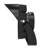 800W/1000W/1200W Selectable LED Sports Flood Light, Up to 186,000 Lumens, 155 LM/W, 5000K Daylight White, 200-480V, 30°/45°/60° Tunable Beam Angle, 0-10V Dimmable, IP65 Waterproof, Black Housing, 5-Year Warranty