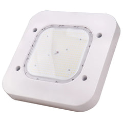 150W LED Gas Station Canopy Light | 20,250 Lumens | 5700K Daylight | 120-277V | DLC Listed | White Housing