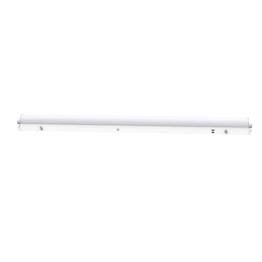 8FT LED Linear Strip Light | 64W/75W/90W Selectable | 3CCT Tunable | 120-277V | Surface or Suspended Mount