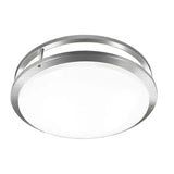 16-Inch LED Flush Mount Ceiling Light | 25W | 3CCT Selectable 3500K/4000K/5000K | 120V | Modern Round Ceiling Fixture
