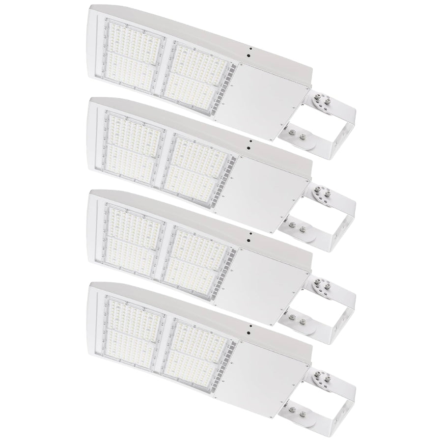 4 pack upgradetoled parking lot light with york mount