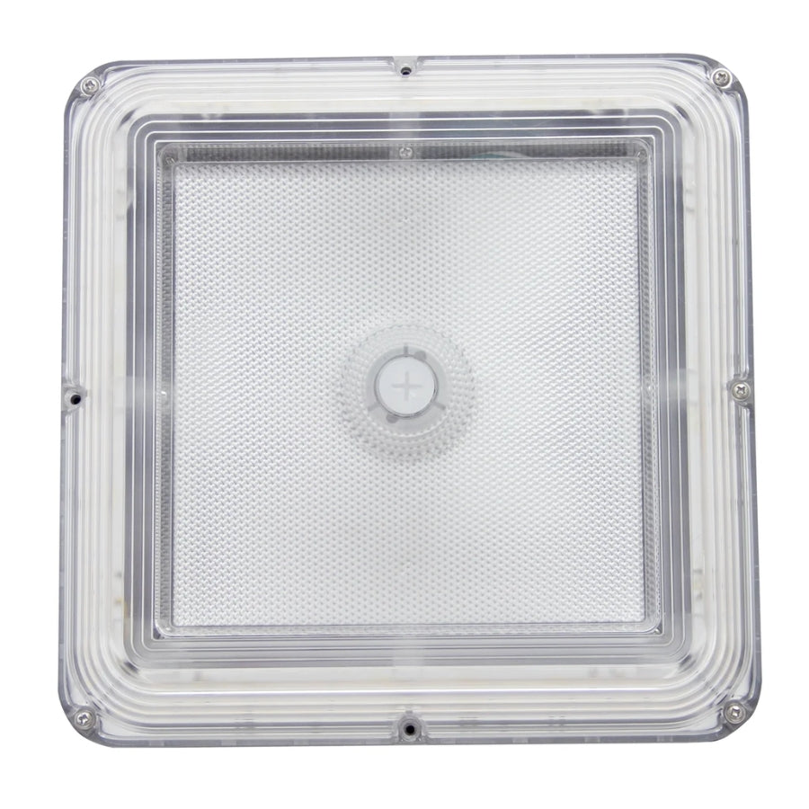 V5 LED Canopy Light | 60W/80W/100W Selectable | 3CCT Tunable | Motion Sensor Ready | 12,000 Lumens Max | 120-277V