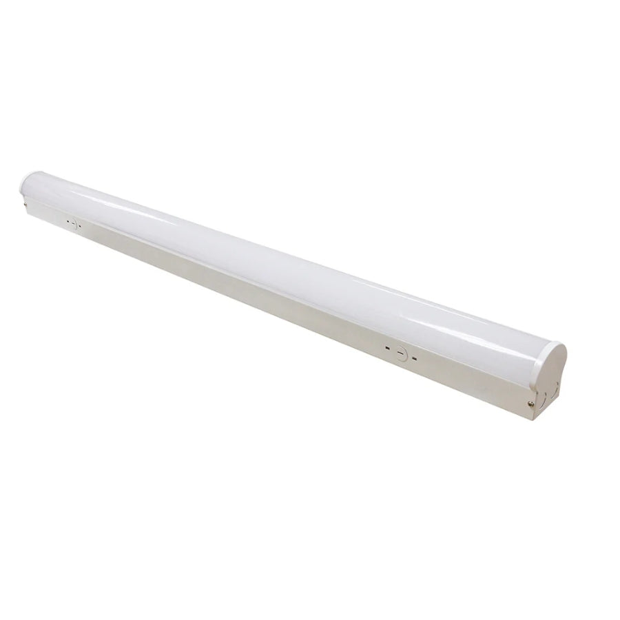 4FT LED Linear Strip Light | 24W/32W/40W Selectable | 3CCT Tunable | 120-277V | Surface or Suspended Mount
