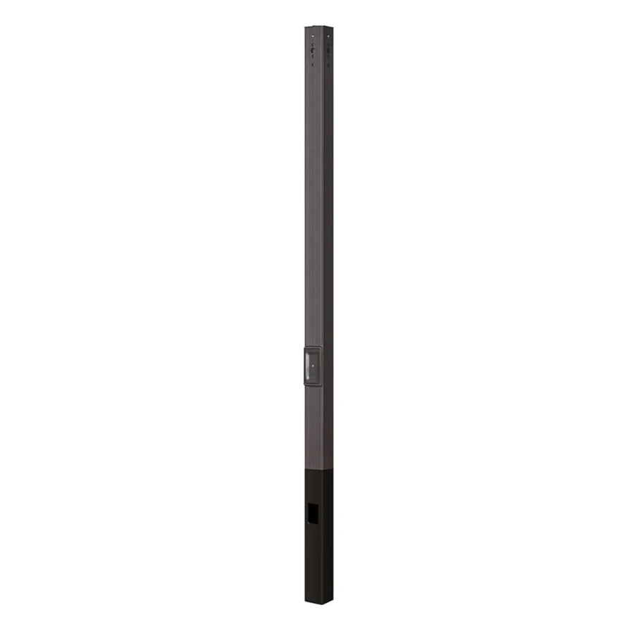20 FT 4" x 4" Square Steel Light Pole, 11 Gauge Commercial Steel Pole, Bronze Powder-Coated Finish, Anchor Base with Base Cover & Anchor Bolts Included, Pole for LED Parking Lot, Shoebox, Street & Area Lights