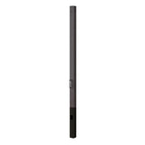 25FT 4" x 4" Square Steel Light Pole, Commercial Outdoor Parking Lot Pole with Anchor Bolts, Hand Hole & Base Cover, Bronze Powder-Coated Steel for LED Area Lights & Flood Lights