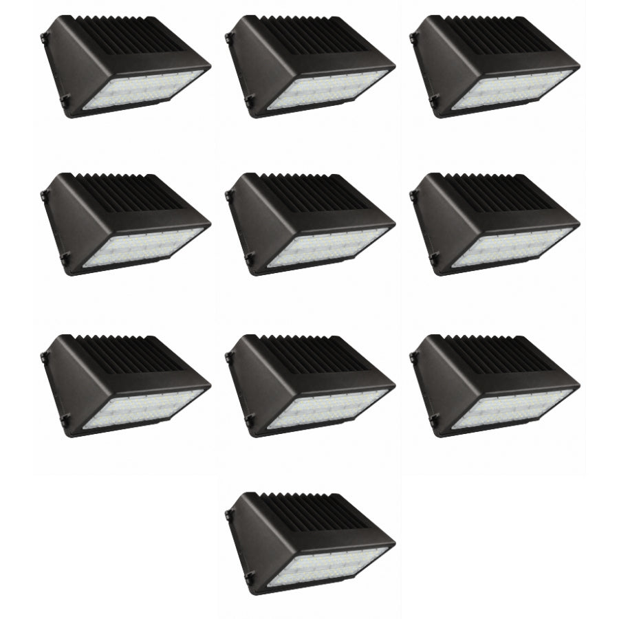 100W Full Cutoff LED Wall Pack | 14,000 Lumens | Photocell Included | 3000K/4000K/5000K | 120-277V | DLC Premium
