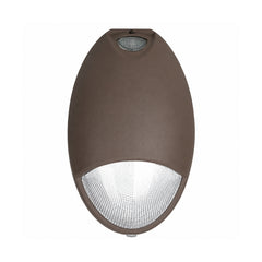 12W LED Emergency Wall Pack Light | 90-Minute Battery Backup | Dusk-to-Dawn Photocell | 120-277V | IP65 Wet Location