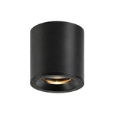 9 Inch Surface Mount LED Flush Mount Ceiling Light, 18W Integrated LED, 5CCT Selectable 2700K-5000K, Black, 120V Triac Dimmable, Non-Flicker, PF>0.9, Commercial & Residential Lighting