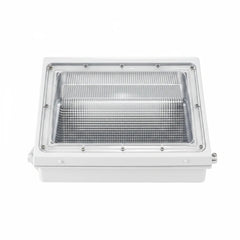 60W/80W/100W/120W LED White Wall Pack | Power & CCT Selectable | 7,800-15,600 Lumens | Photocell | 120-277V | DLC