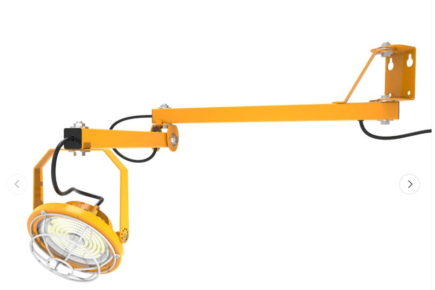 30W Led Dock Light-Adjustable Steel Mounting Arm AC 120-277V CCT 5000K | DKL-30W-120V-50K-V2