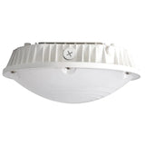 White outdoor ceiling light fixture on a white background at upgradetoled.com
