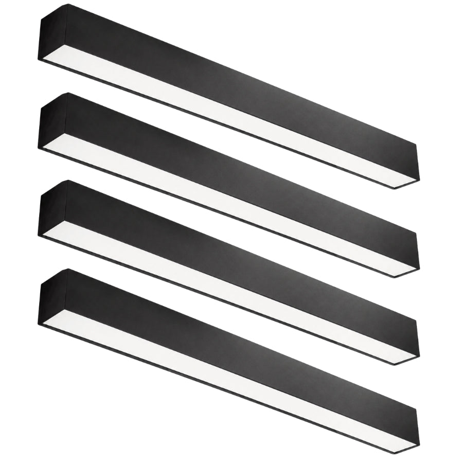 upgradetoled 4 pack 4ft slim hanging office led linear light​